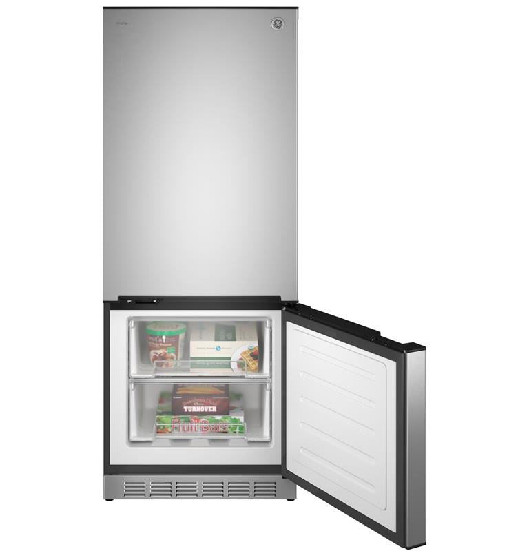 GE Profile(TM) 10.0 cu. ft. 12V DC Bottom Freezer Refrigerator-(PBV10RSTSS)