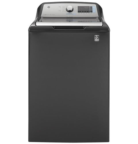 GE(R) 5.0 cu. ft. Capacity Smart Washer with Sanitize w/Oxi and SmartDispense-(GTW845CPNDG)