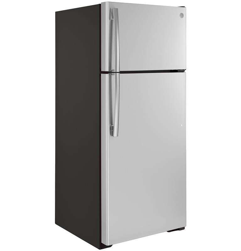 GE(R) 17.5 Cu. Ft. Top-Freezer Refrigerator-(GTS18GSNRSS)