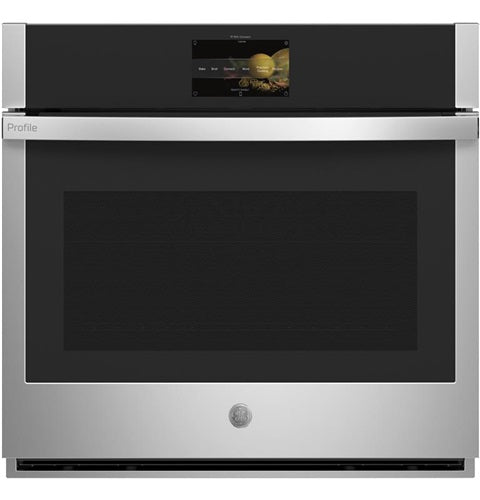 GE Profile(TM) 30" Smart Built-In Convection Single Wall Oven with In-Oven Camera and No Preheat Air Fry-(PTS9000SNSS)