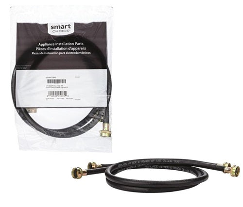 Smart Choice 4' Laundry Rubber Fill Hose - 2 pack-(FRIG:5304473845)