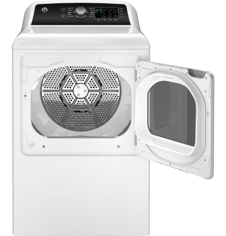 GE(R) 7.4 cu. ft. Capacity with Sensor Dry Electric Dryer-(GTD58EBSVWS)