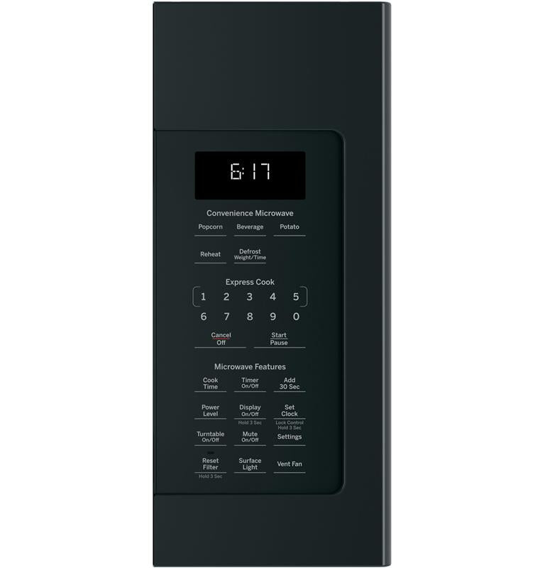 GE(R) 1.7 Cu. Ft. Over-the-Range Microwave Oven-(JVM6172DKBB)