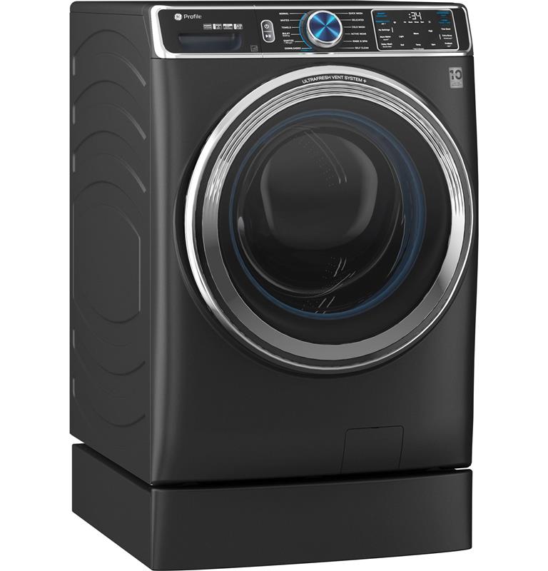 GE Profile(TM) 5.3 cu. ft. Capacity Smart Front Load ENERGY STAR(R) Steam Washer with Adaptive SmartDispense(TM) UltraFresh Vent System Plus(TM) with OdorBlock(TM)-(PFW950SPTDS)