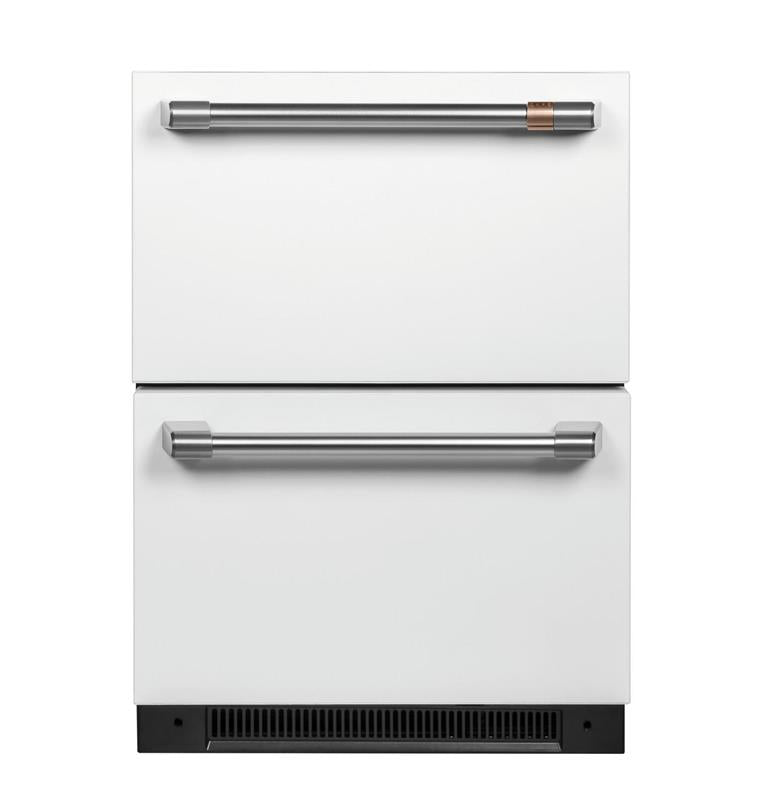 Caf(eback)(TM) 5.7 Cu. Ft. Built-In Dual-Drawer Refrigerator-(CDE06RP4NW2)