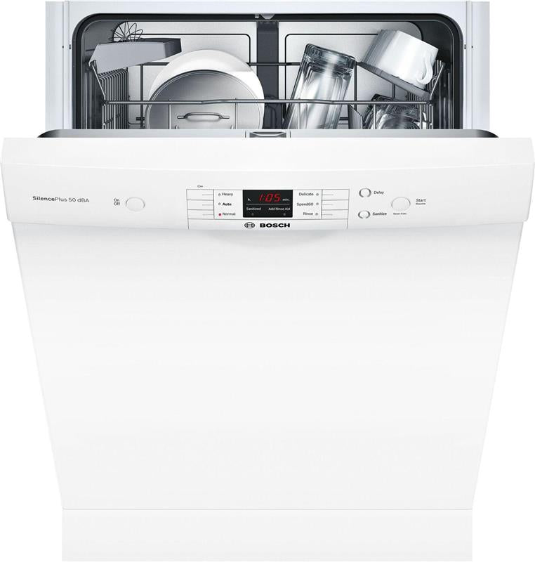 100 Series Dishwasher 24" White-(SHEM3AY52N)