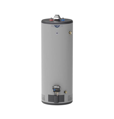 GE RealMAX Platinum 50-Gallon Tall Liquid Propane Atmospheric Water Heater-(GP50T12BXR)
