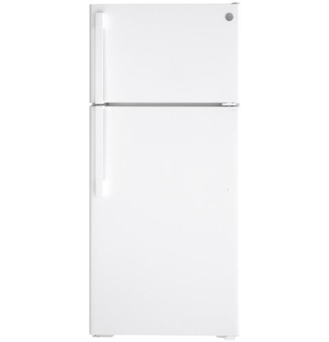 GE(R) ENERGY STAR(R) 16.6 Cu. Ft. Top-Freezer Refrigerator-(GTE17DTNRWW)