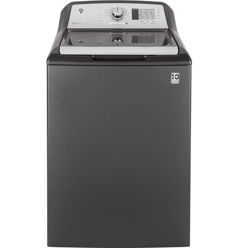 GE(R) 4.6 cu. ft. Capacity Washer with Stainless Steel Basket-(GTW680BPLDG)