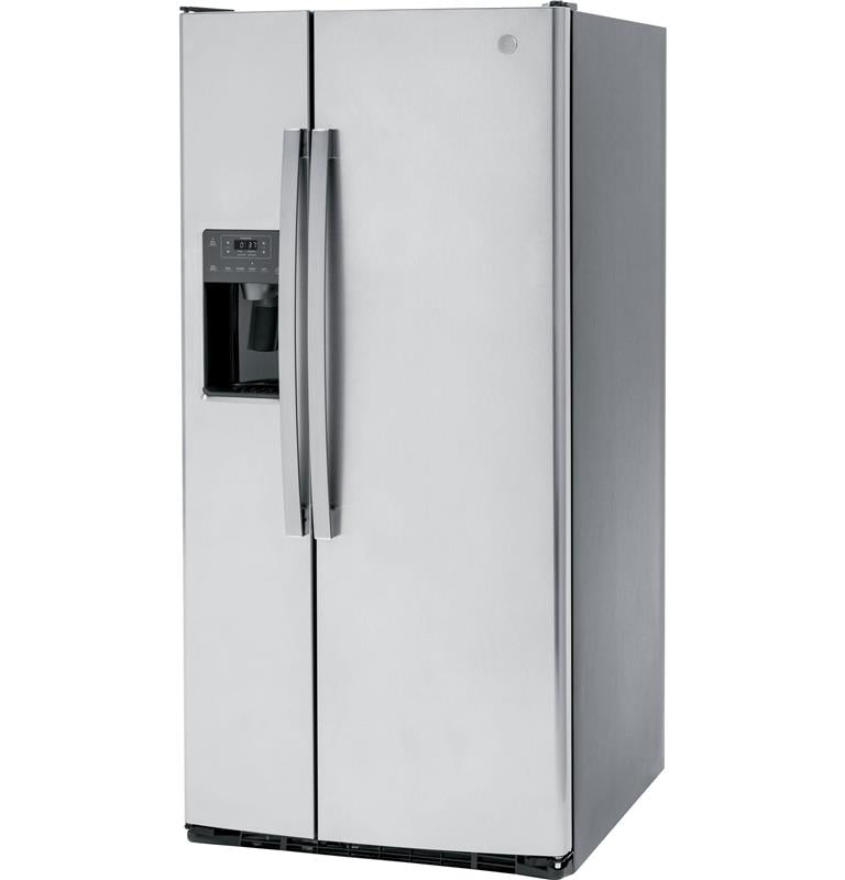 GE(R) ENERGY STAR(R) 23.0 Cu. Ft. Side-By-Side Refrigerator-(GSE23GYPFS)