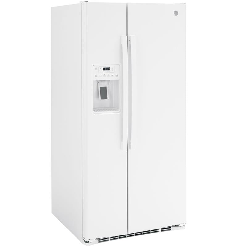 GE(R) ENERGY STAR(R) 23.0 Cu. Ft. Side-By-Side Refrigerator-(GSE23GGPWW)